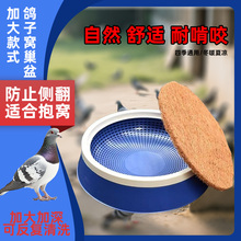 鸽子用品用具鸽子窝塑料窝巢鸽子专用大蛋盆信鸽用品巢窝保暖草窝