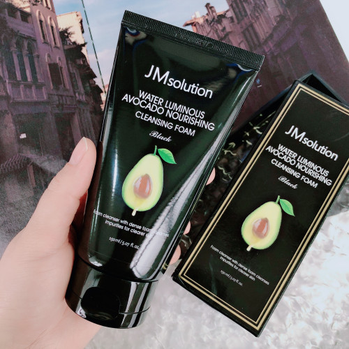 看日期~韩国J家水滋养牛油果营养洗面奶深层清洁保湿洁面乳150ml
