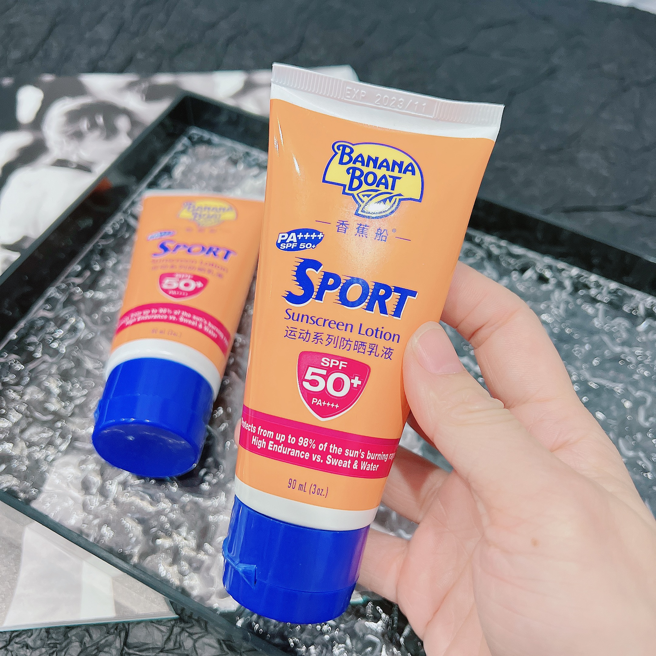 看日期 临期亏本清~美国运动系列防晒乳SPF50+PA++++90ml23年11月