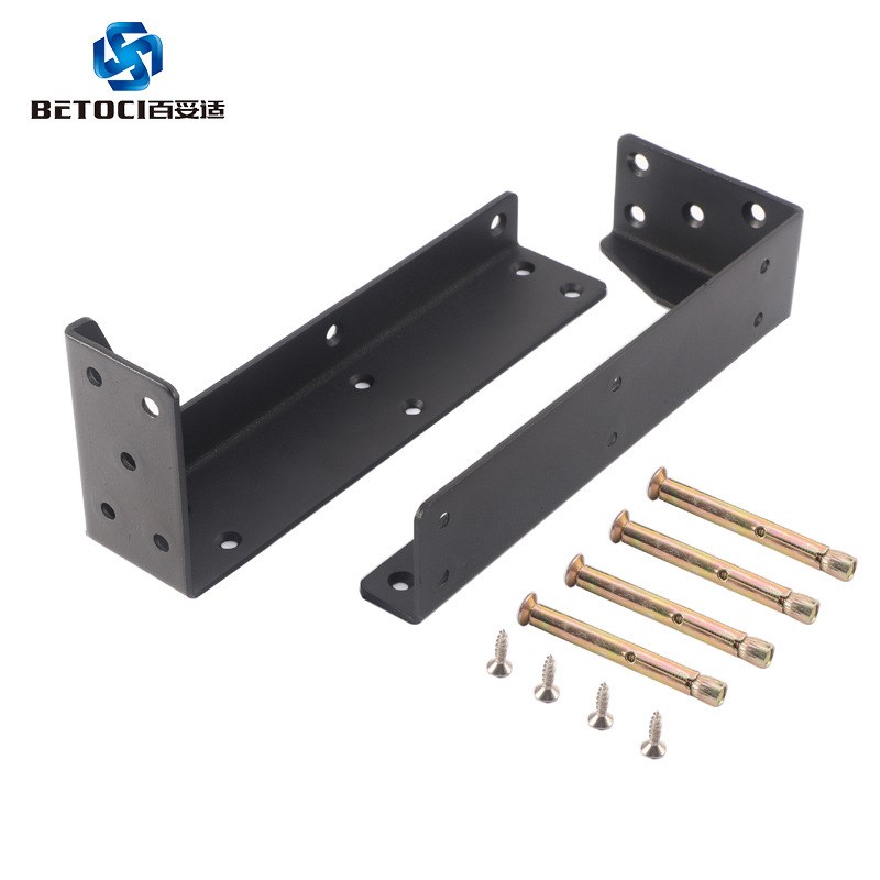 隐藏悬空柜支架 墙上电视柜浴室柜吊G柜托架壁挂式 重型L型置物架