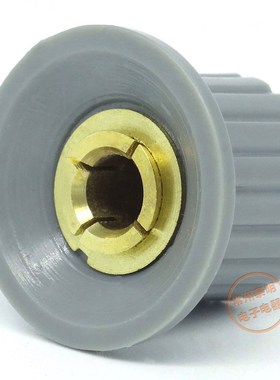 WH118 050电位器旋钮帽KYP25-18-6J手M柄螺纹旋盖6MM灰色铜芯开子