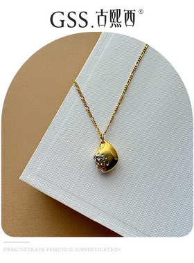 ins饰品古熙西银项链首饰流行