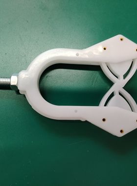 新品热推桃型线夹线束工装白色线夹弹簧夹内径20mm30mm40mm50mm