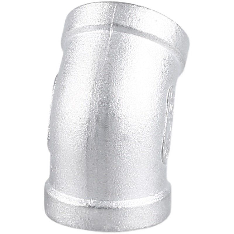 201/304不锈钢铸造45度内丝内牙弯头316L内螺纹丝扣水管配件4 6分