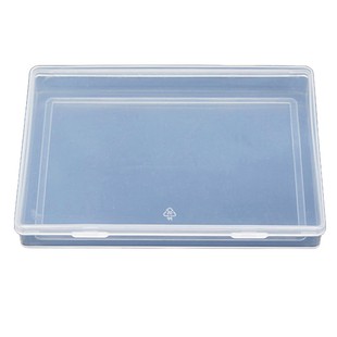 扁平长方形塑料盒子带盖产品包装盒扁形盒子零件盒原件塑胶盒PP盒