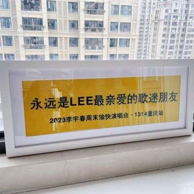 细窄长条纯实木相框BKPP演唱会横幅相框宣纸扇面字画框15*45相框