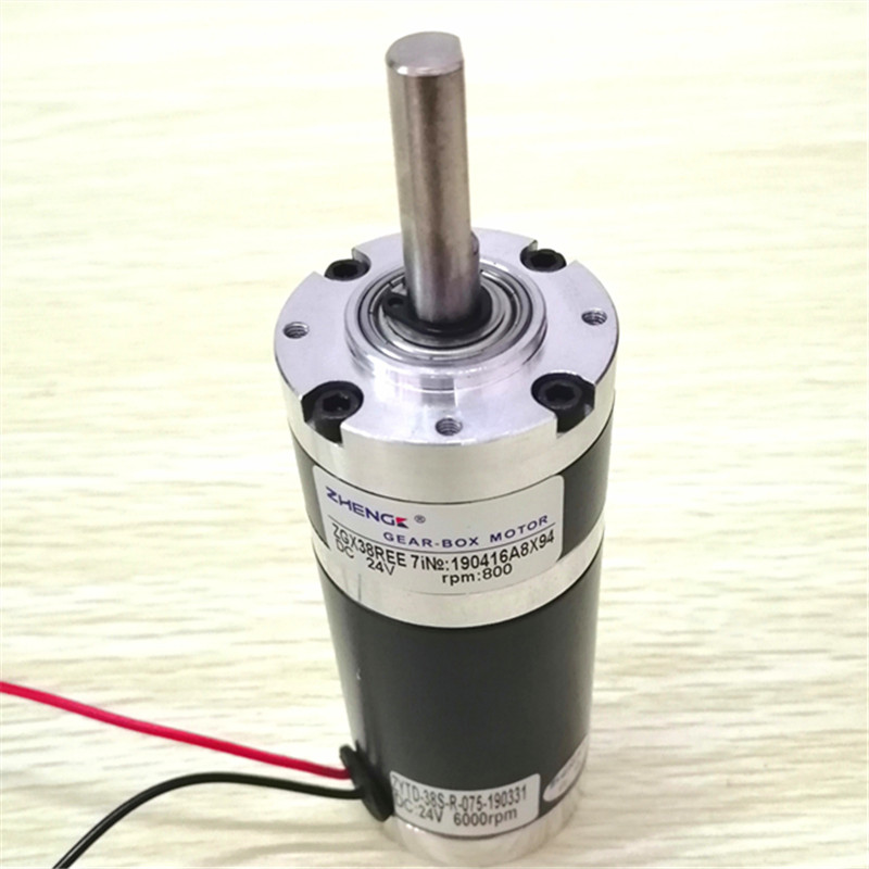 ZGX38REE24V800转正科永磁直流行星减速电机马达大力距正反转调速