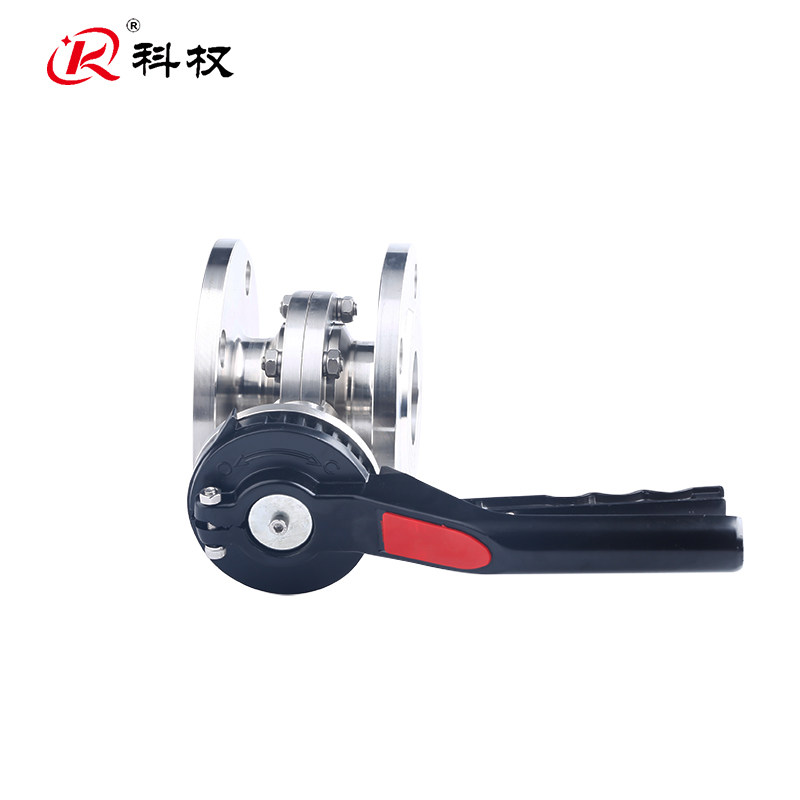 304不锈钢鸭嘴法兰蝶阀卫生级手动法兰对夹式蝶阀无负压水DN50 65