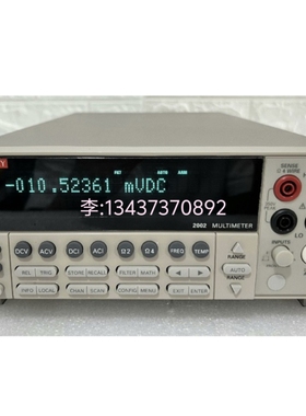 keithley吉时利2002 2000 2001 2400 2461 2430-C精密数字电源表