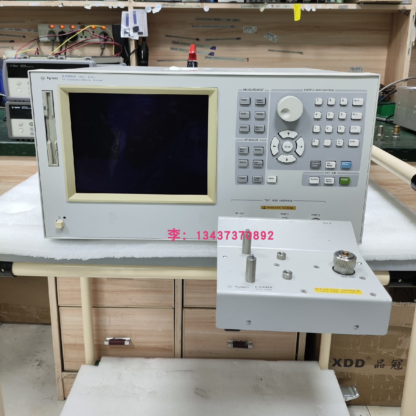 安捷伦E4991A射频阻抗分析仪
