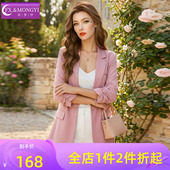 休闲修身 菲梦伊一粒扣时尚 商务正装 外套女春季 OL职业上衣 气质西装