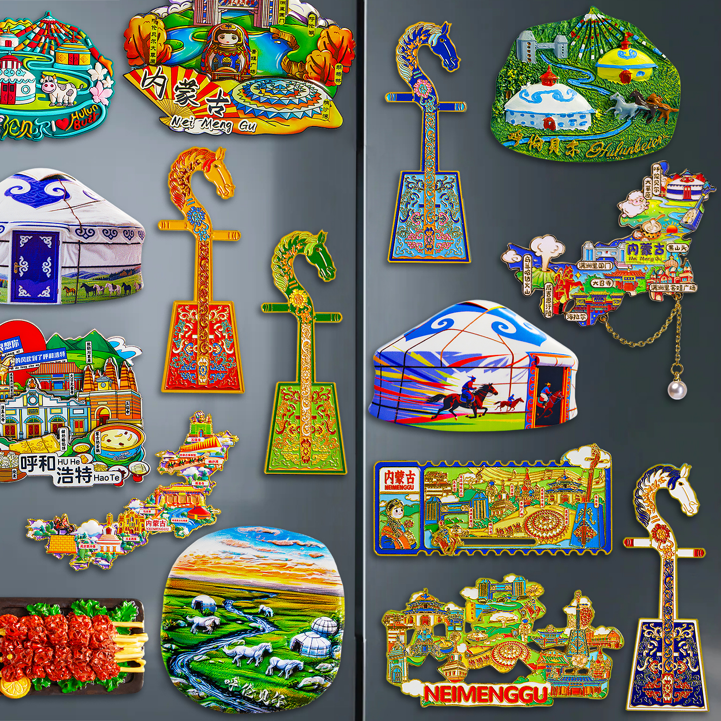 简欣冰箱贴内蒙古特色旅游纪念品