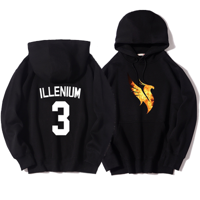 凤凰之子潮牌棉质DJ帽卫衣男女