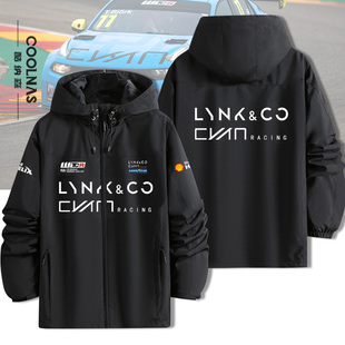 领克TCR世界巡回赛马青骅同款赛车服冲锋衣夹克外套内胆套装衣服