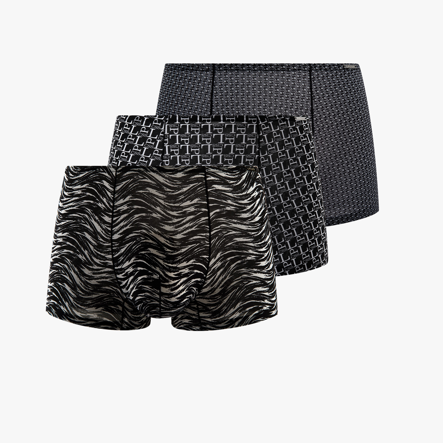 lpcss男平角裤冰丝低腰单层透气