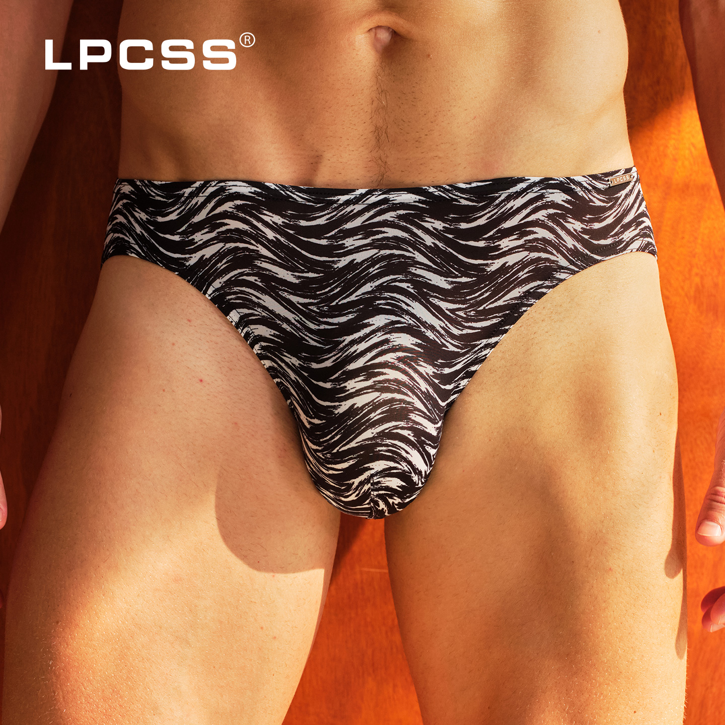 lpcss男三角裤冰丝低腰单层透气