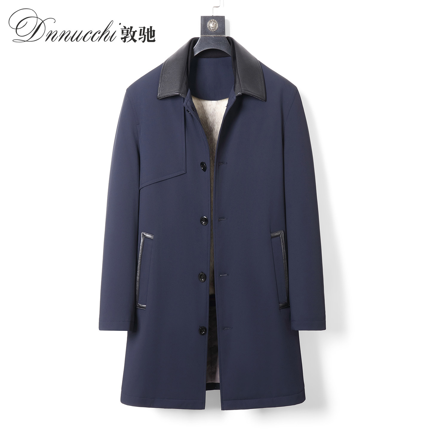 派克服男士水貂内胆整貂皮草外套