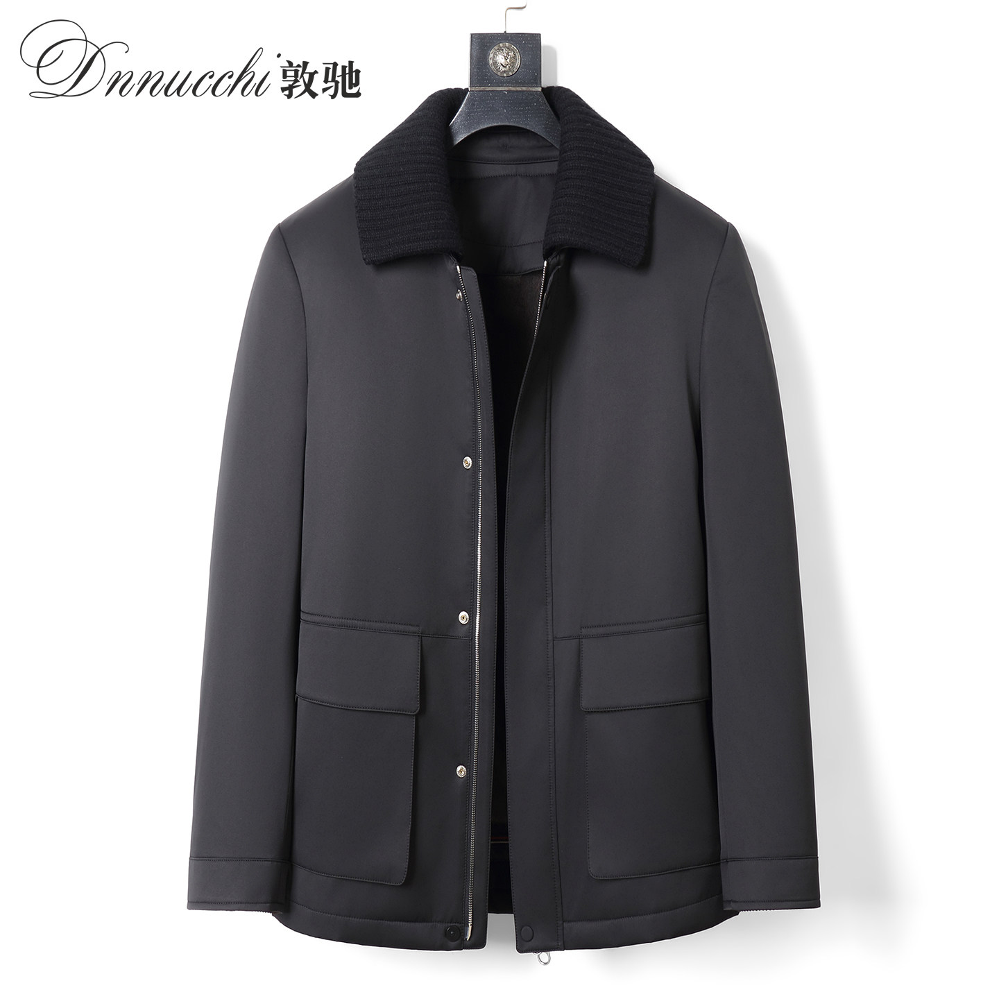 派克服男士水貂内胆整貂皮草外套