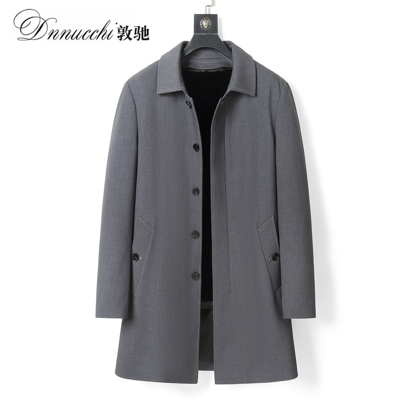 新款派克服男加厚水貂内胆外套