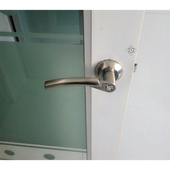 洗澡间卫生间门锁无钥匙洗手间简易厕所门拉手机房厨房浴室锁平移