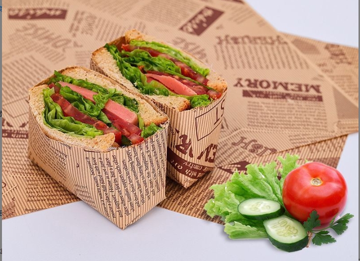 三明治包装纸家用一次性防油三文治汉堡饭团包装盒煎手抓饼纸袋子