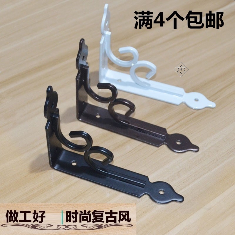欧式铁艺三角支架托架直角固定承重置物支撑架墙上隔板搁板书花架