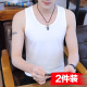 冰丝无袖 背心男士 新款 夏季 t恤上衣服健身运动坎肩纯棉体恤 打底衫