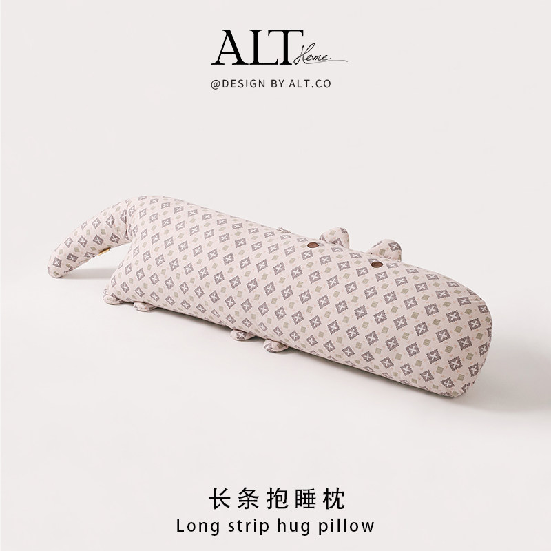 长条玩偶抱枕女生睡觉专用床上侧睡夹腿印花枕头儿童男生款可拆洗