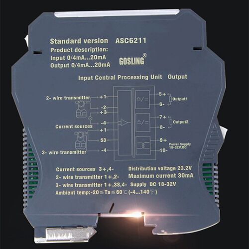 GOSLING 高斯菱 ASC601-111信号隔离器直流电流变送器 无源转换器