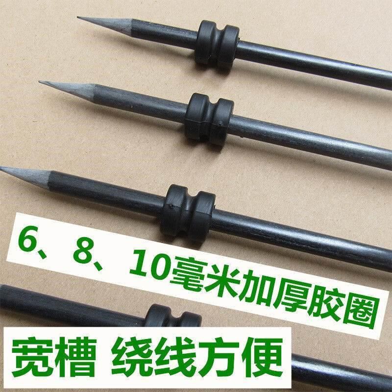 高强度耐高压绝缘棒逆变器实心玻璃纤维绝缘棍地柱地桩尖头绝缘杆