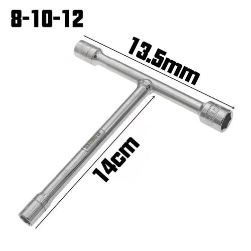 便捷T型套筒扳手短T型套筒丁字套筒 8mm 10mm 12mm 14mm短T型套筒