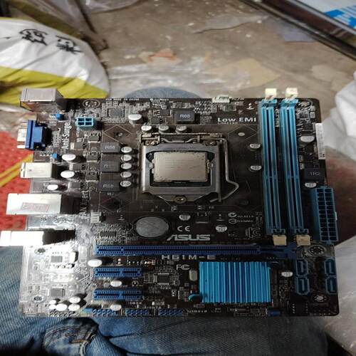 议价华硕主板H61M-E，带i3-3240cpu，80可维修