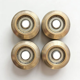铁邦推刀瓷砖推刀配件轮子轴承铜轮原厂轨道瓷砖推刀配件滑轮组合