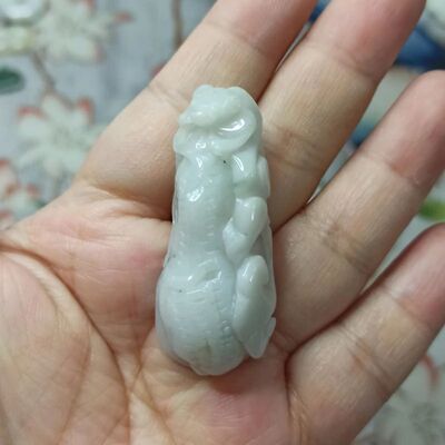 天然翡翠吊坠如意福寿貔貅