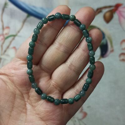 天然翡翠平安扣吊坠卡17mm左右