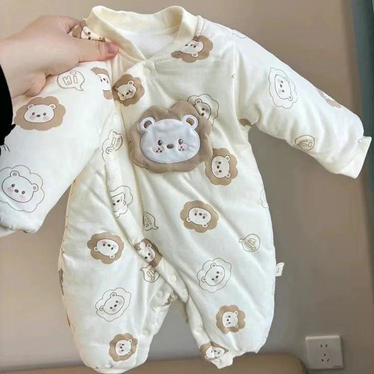 婴儿连体衣秋冬款洋气可爱婴幼儿保暖夹棉外出爬服宝宝衣服秋冬季,女装/女士精品,连体衣/裤,淘宝优惠券,粉丝福利购,淘宝优惠卷
