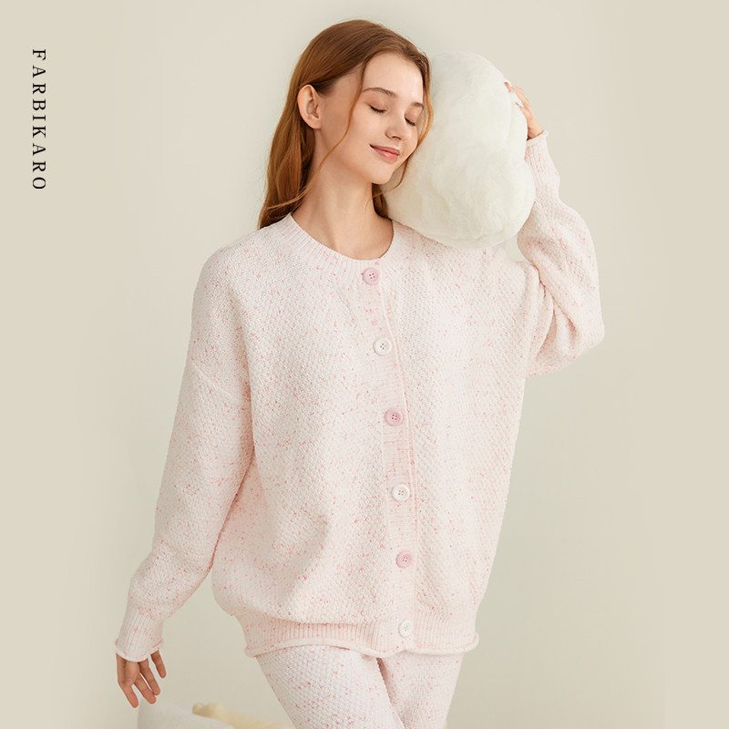 法碧卡孕妇月子服秋冬2023家居服套装欧棉绒保暖哺乳孕妇睡衣冬款