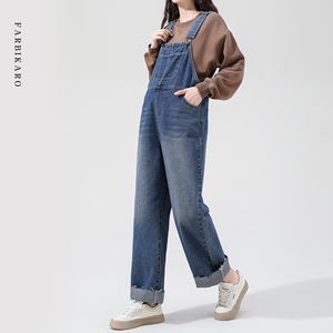 【新品】法碧卡孕妇背带裤秋款2023新款大码秋装宽松小个子孕妇装