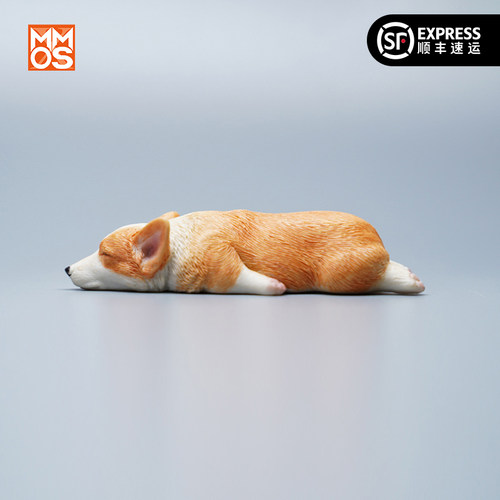 睡姿创意桌面车内摆件动物模型