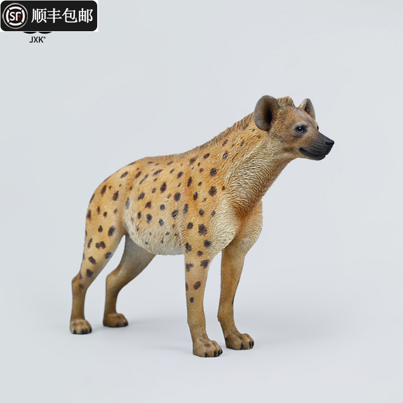 非洲鬣狗模型潮玩手办草原模型