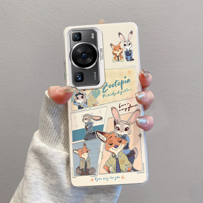 华为p60手机壳尼克和朱迪漫画