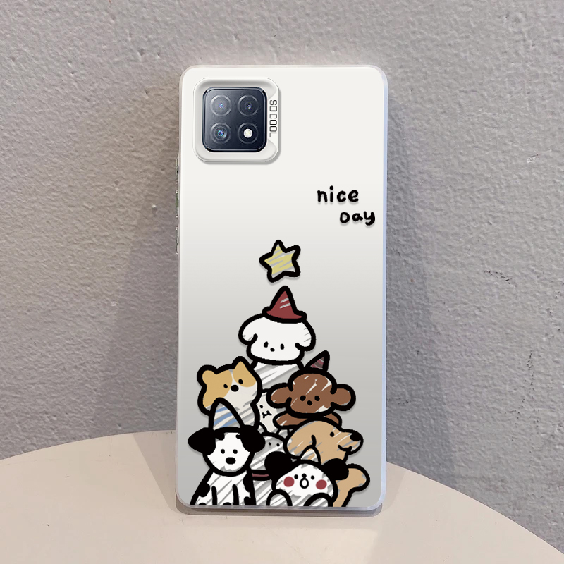 OPPOA35G版手机壳圣诞星星小狗