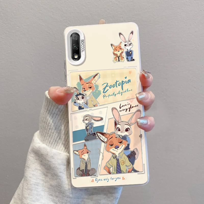 荣耀9x手机壳尼克和朱迪漫画