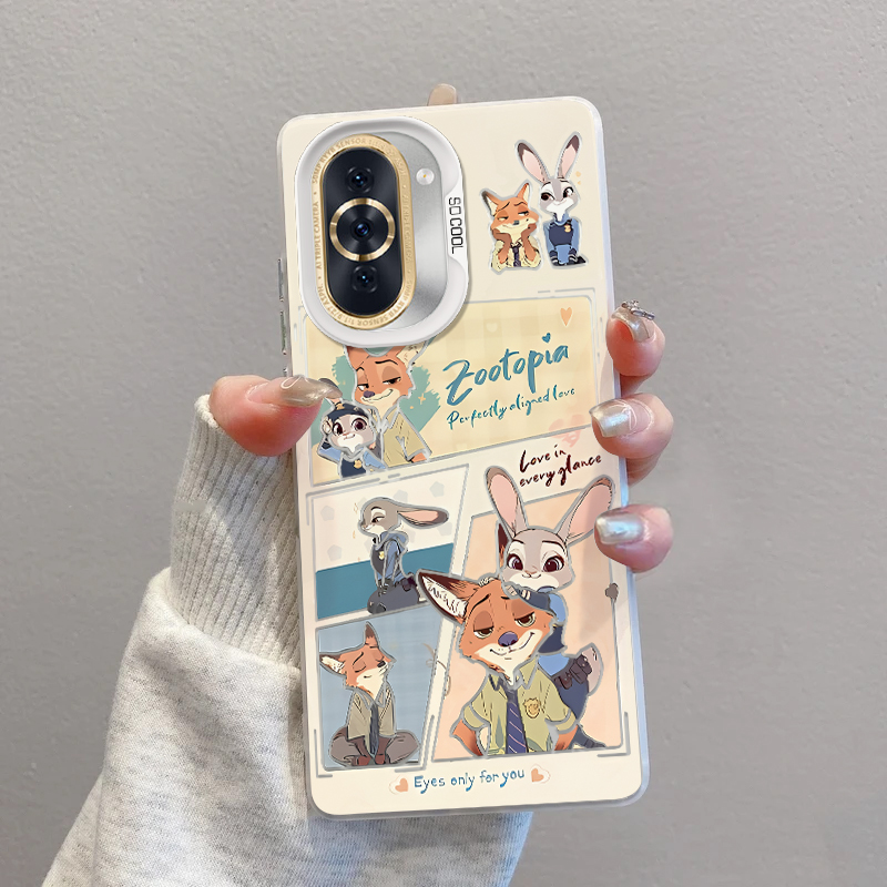 华为nova10手机壳尼克和朱迪漫画