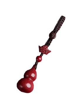 朱砂葫芦挂件男女项链小吊坠手机链车钥匙扣挂饰品低含量创意礼物