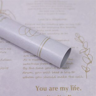 莫迪英文雪梨纸报纸鲜花内衬包花纸雪抹纸鲜花包装材料