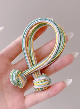 高马尾发绳女扎头皮筋高弹力耐用发圈高马尾不塌发丸子头头绳女生