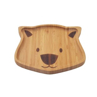 木盘子酒店竹餐盘竹托盘竹制字母托盘可印LOO卡通托盘