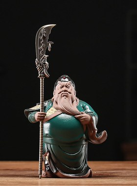 关公摆件关二爷武财神陶瓷办公室会所家居装饰品风水镇宅开业