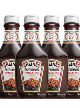 亨氏烧烤酱370g/瓶装家用BBQ美式鸡翅烤肉酱料户外烧烤料酱调味料